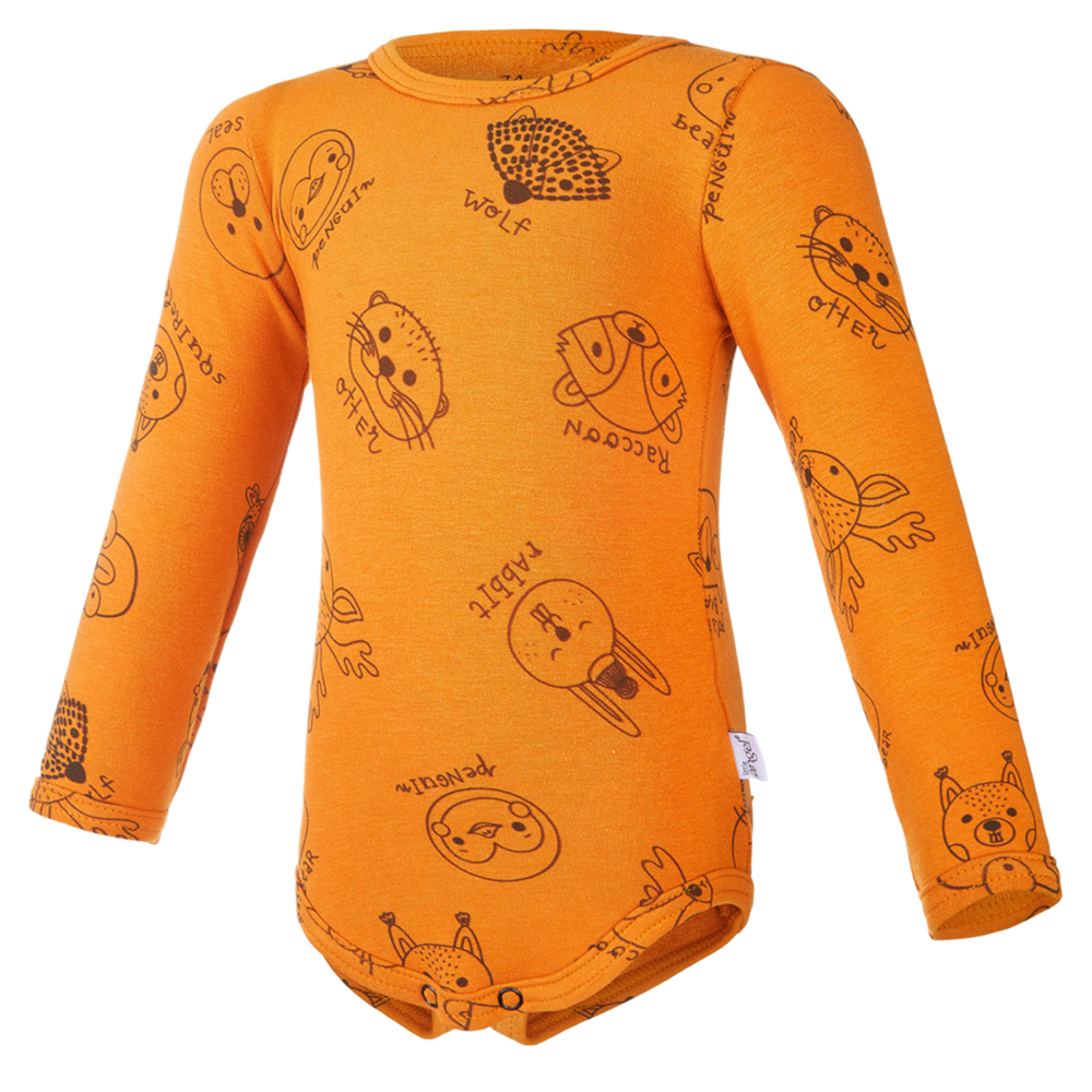 Little Angel Body tričko smyk TISK Outlast® - medová zvířátka Velikost oblečení: 62