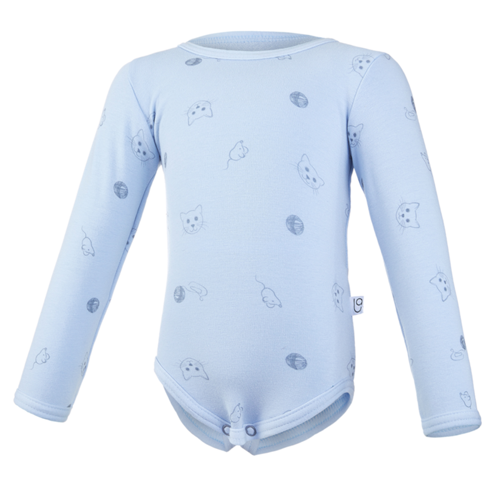 Little Angel Body tričko smyk TISK Outlast® - sv.modrá koťátka Velikost oblečení: 62