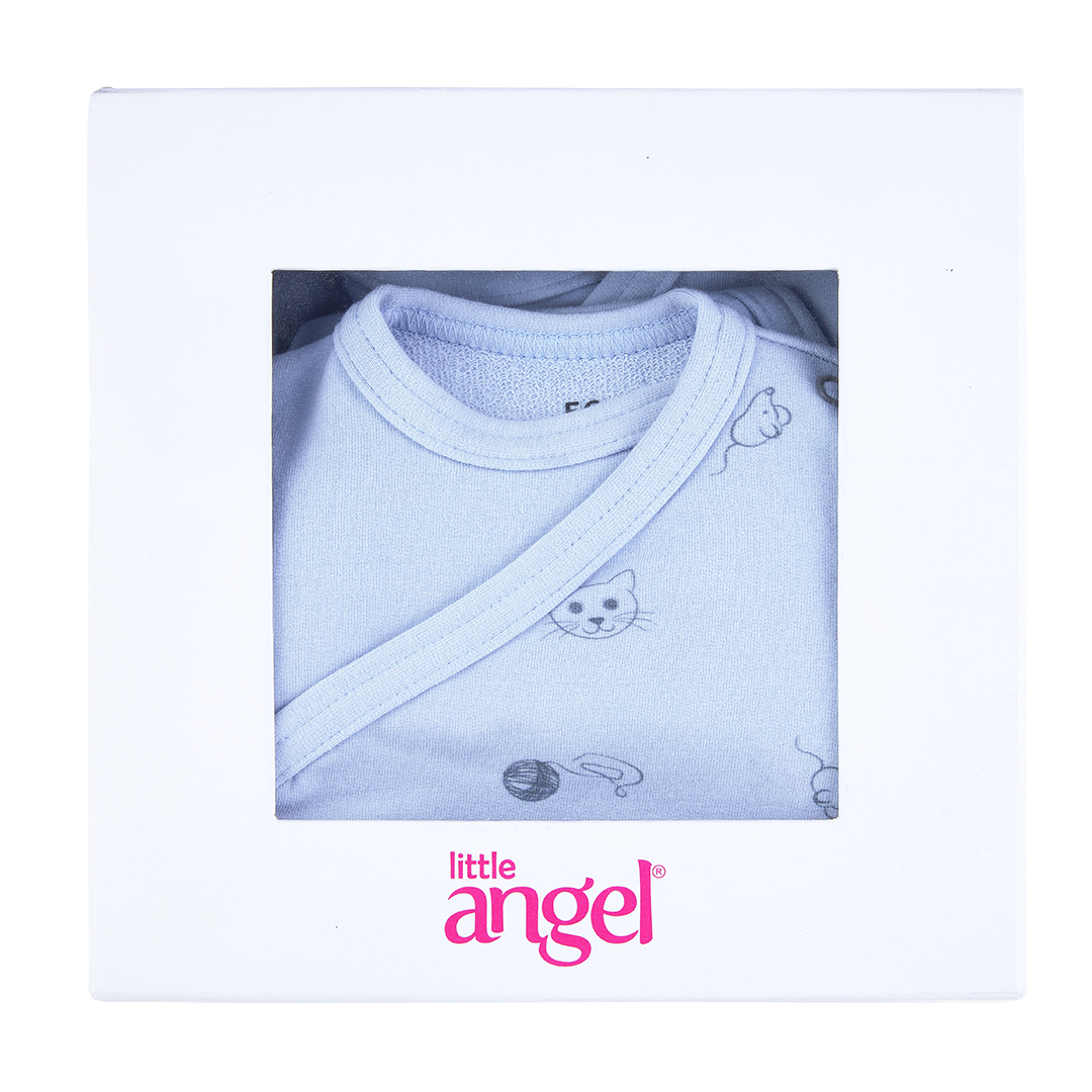 Little Angel Sada body smyk zavinovací DR Outlast® - sv.modrá Velikost oblečení: 68