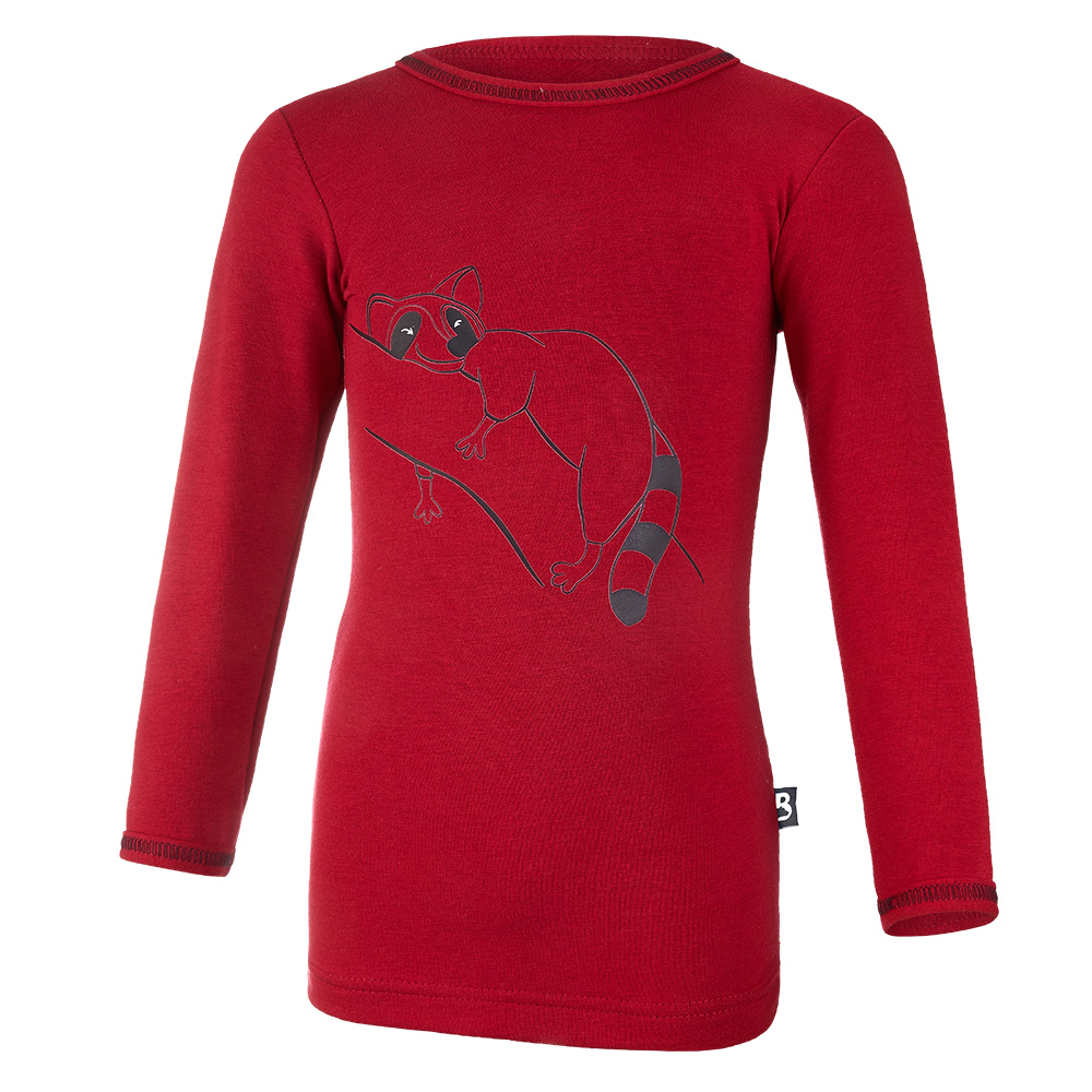 BARIDI wear Tričko DR smyk obrázek Outlast® - scarlet Velikost oblečení: 140