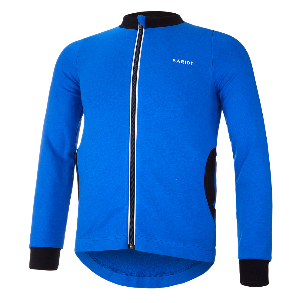 BARIDI wear Mikina REFLEX smyk rozepínací Outlast® - modrá royal Velikost oblečení: 140