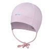 Čepice tenká zavazovací plochý šev Outlast® - růžová baby