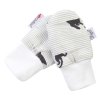Rukavice podšité kojenecké BIO Outlast® - bílá-černá kočka/bílá