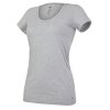 Tričko dámské KR tenké výstřih U Outlast® - šedý melír