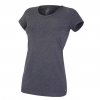 Tričko dámské KR tenké výstřih U Outlast® - tm.šedý melír