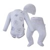 Novorozenecká sada smyk Outlast® - šedý melír/zvířátka