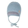 Čepice pletená zavazovací LA Outlast ® - sv.mentolová