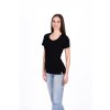 Tričko dámské KR tenké výstřih U Outlast® - černá