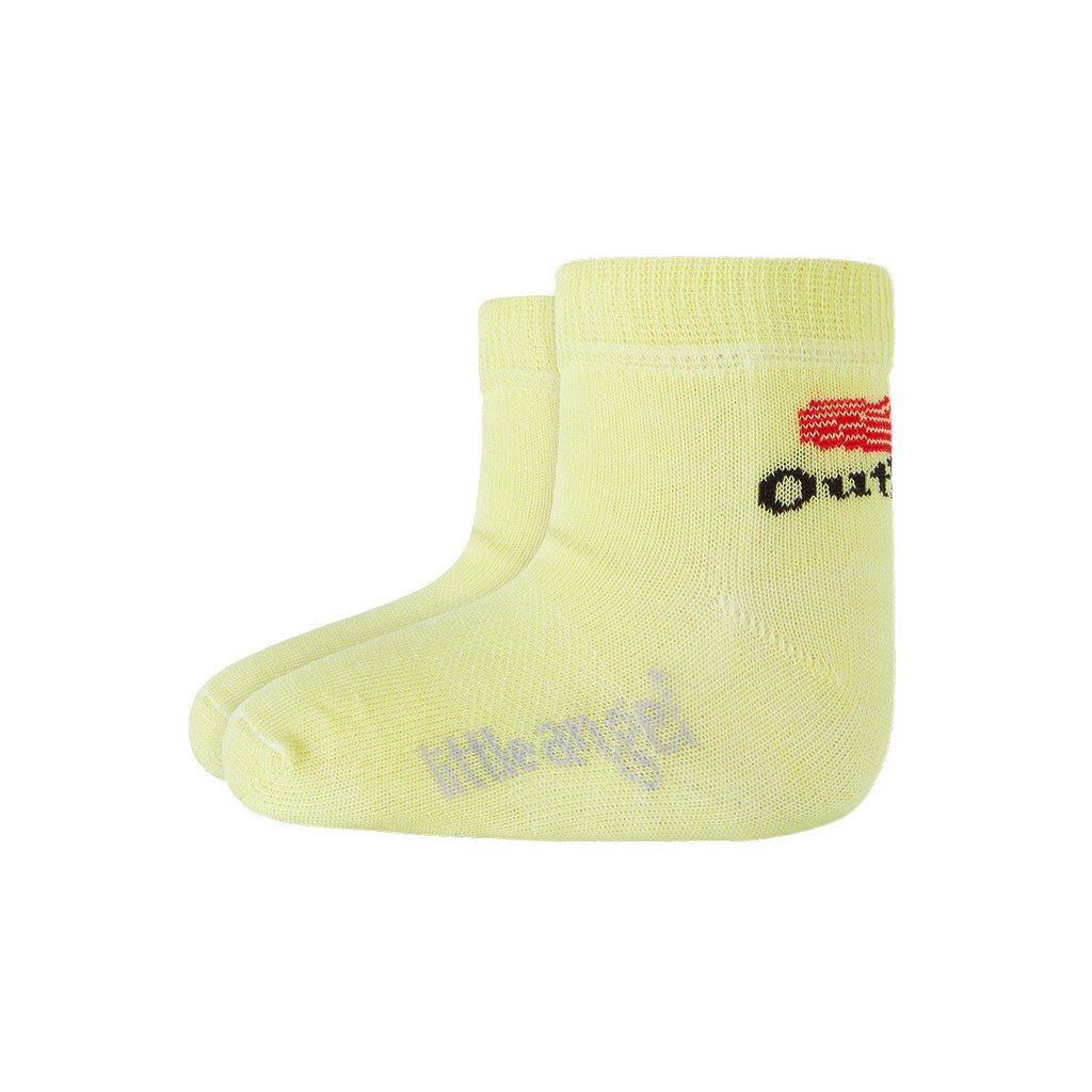 Kinder Sneaker Socken Outlast® - zitronefarbig