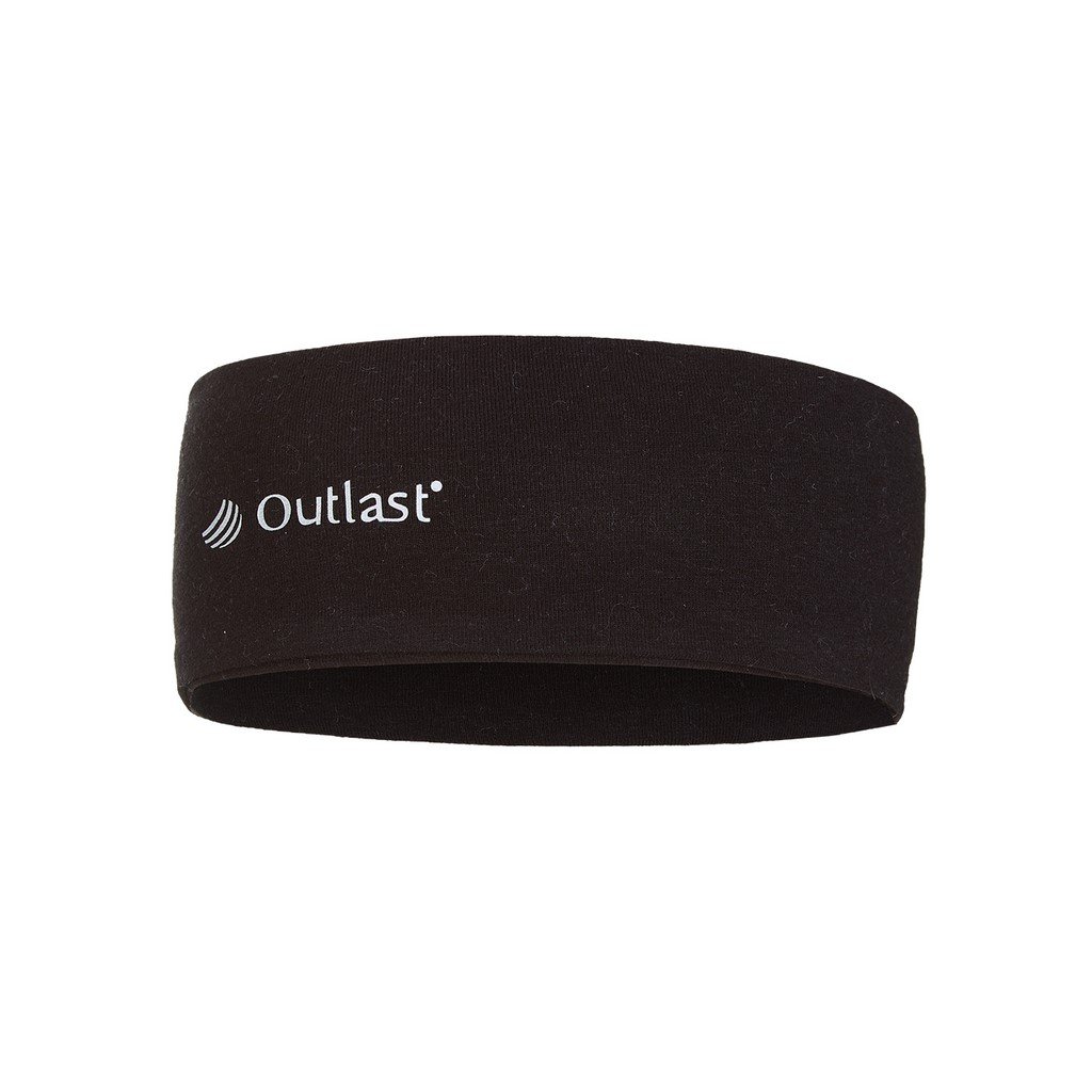 Stirnband dünn REFLEX Outlast® - schwarz (Größe UNI)