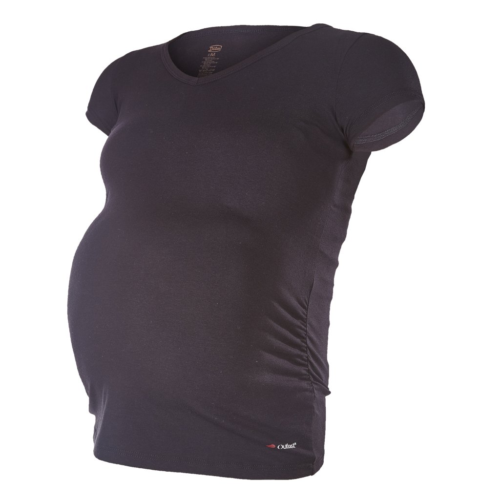 Umstands-T-Shirt KA dünn Outlast® - schwarz (Größe M)