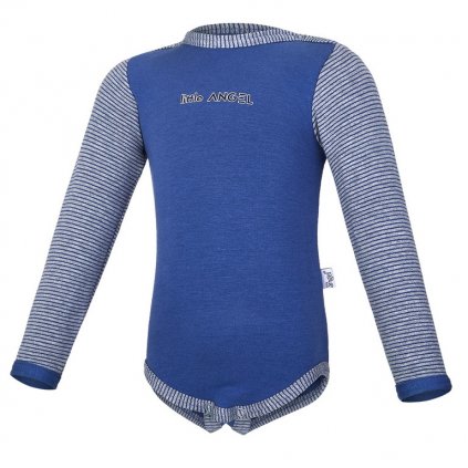 Body langer Ärmel Streifen Outlast® - indigo/Streifen indigo (Größe 62)