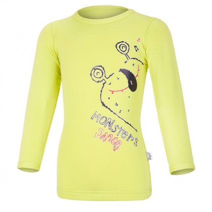T-Shirt REFLEX Motiv langer Ärmel Oultlast® - dunkelzitrone (Größe 86)
