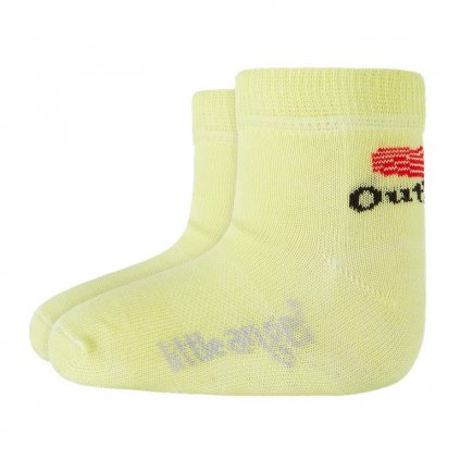 Kinder Sneaker Socken Outlast® - zitronefarbig