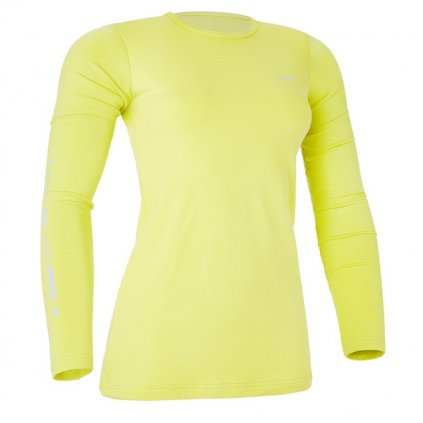 Damen T-Shirt langer Ärmel REFLEX Outlast® - zitronefarbig (Größe S)