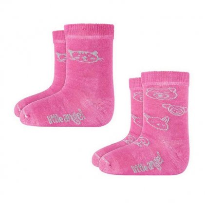 Kinder Socken Set Motiv Outlast® - rosa