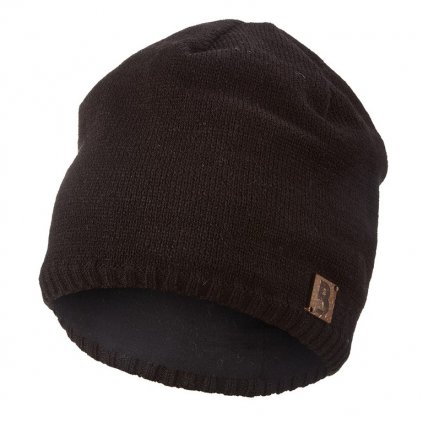 Beanie Strickmütze glatt Outlast® - schwarz