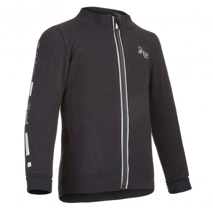 Sweatshirt REFLEX aufknöpfbar Outlast® - schwarz