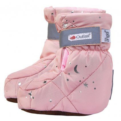 Baby Winter-Booties gesteppt mit Sohle Outlast® - rosa/babyrosa