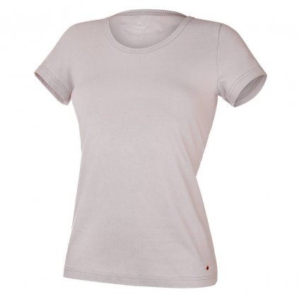 Damen T-Shirt BASIC kurzer Ärmel  dünn Outlast® - pearl