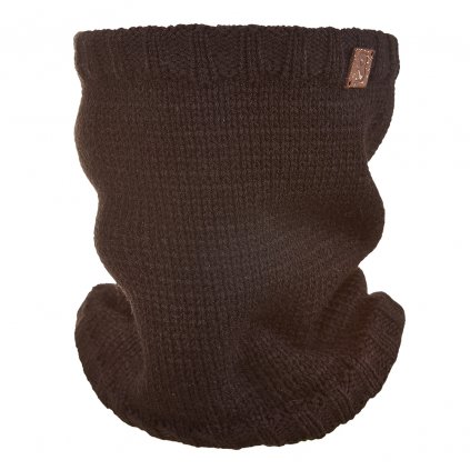 Strickloop glatt LA Outlast® - schwarz