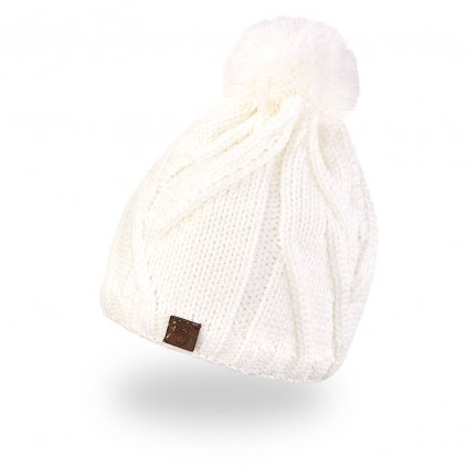 Beanie Strickmütze Bommel Outlast® - natur