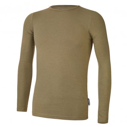 T-Shirt lange Ärmel dünn Outlast® - khaki