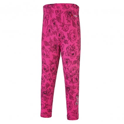 Leggings DRUCK Outlast® - rosa Pfingstrosen