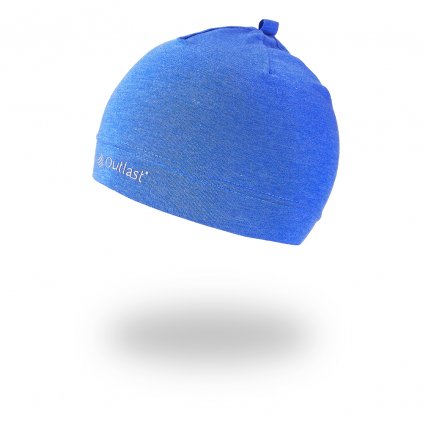 Beanie Mütze dünn Outlast® - blau meliert