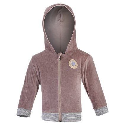 Sweatjacke NICKI mit Kapuze Outlast® - Hellbraun