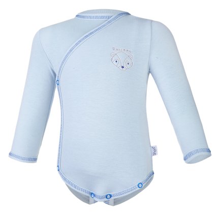 Wickelbody langer Ärmel Outlast® - Helleisblau