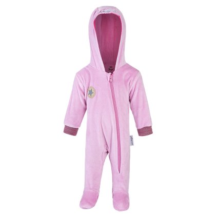 Baby Overall mit Fuß NICKI Outlast® - Lavendel