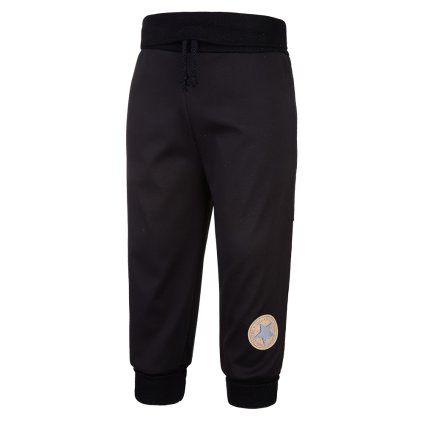 Softshellhose STRETCH mit Strickbund - Schwarz