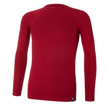 T-Shirt für Kinder Langarm Outlast® - Scharlachrot