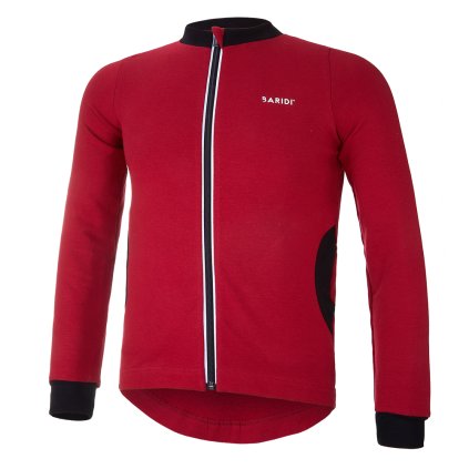 Kinder Zip-Up Sweatjacke REFLEX Outlast® - Scharlachrot