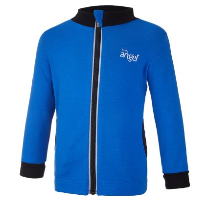 Kinder Zip-Up Sweatjacke REFLEX Outlast® - Royalblau