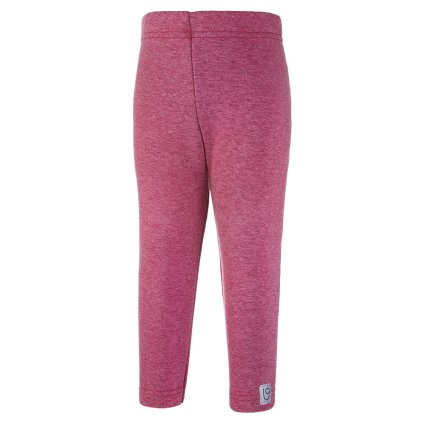 Leggings für Kinder warm - Bordeaux Meliert