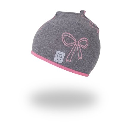 Gefütterte Beanie Mütze  Outlast® - Schleifen/Rosa
