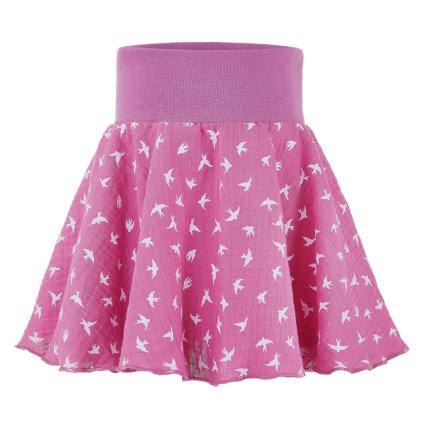 Rundrock - Dunkelaltrosa Schwalben