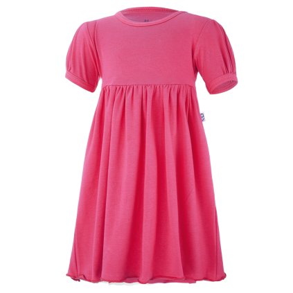 Kleid dünn kurzer Ärmel Outlast® - Erdbeerrot