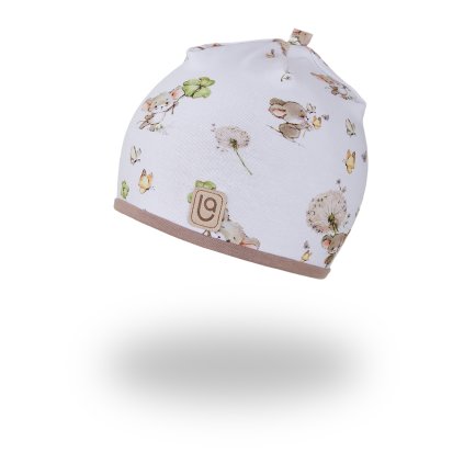 Gefütterte Beanie Mütze Outlast® - Mäuschen/Nuss