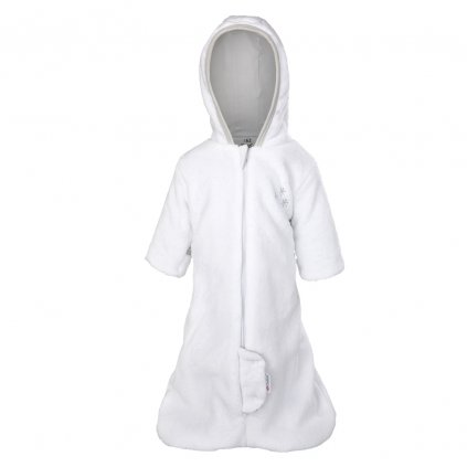 Winter-Babysack MAZLÍK Outlast® - weiß/hellgrau (Größe 56)