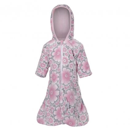 Winter-Babysack MAZLÍK Outlast® - Blumen/babyrosa (Größe 56)