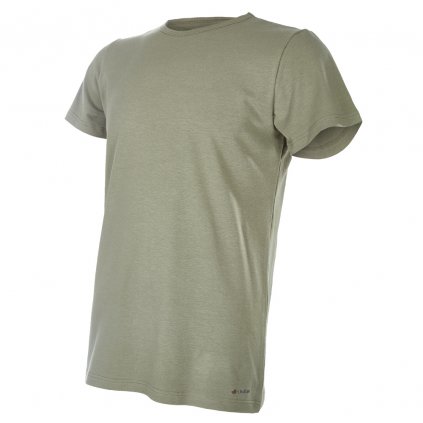 Herren T-Shirt dünn Outlast® (U) - khaki