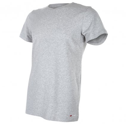 Herren T-Shirt dünn Outlast® (U) - grau meliert (Größe M)