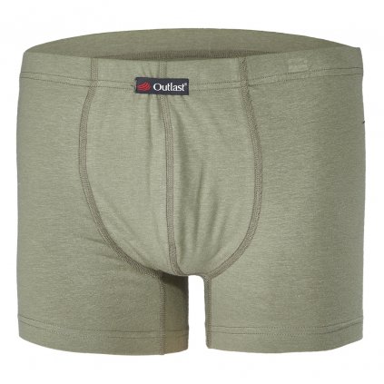 Herren Boxershorts mit Flachnähten dünn Outlast® - khaki (Größe S)