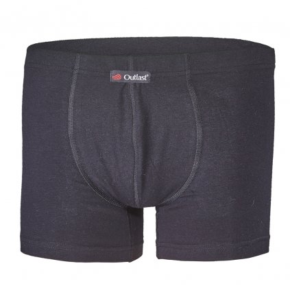 Herren Boxershorts mit Flachnähten dünn Outlast® - schwarz (Größe S)