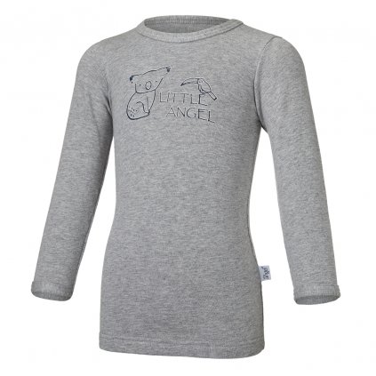 T-Shirt KOALA Outlast® - grau meliert (Größe 86)