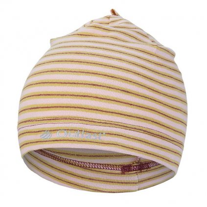 Mütze Beanie Streifen Outlast® - Streifen puderig olive (Größe 1 | 36-38 cm)