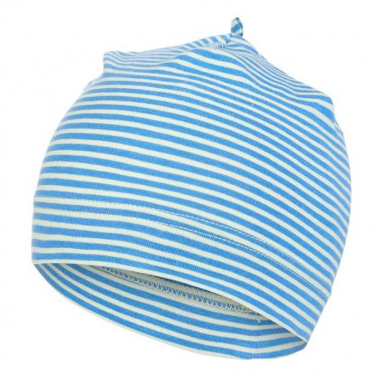Mütze dünn Streifen Reflex Outlast® - Streifen royalblau (Größe 1 | 36-38 cm)